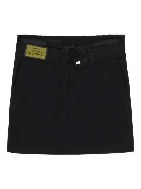 MM6 Maison Margiela belt A-line mini skirt Black S52MC0016M35153