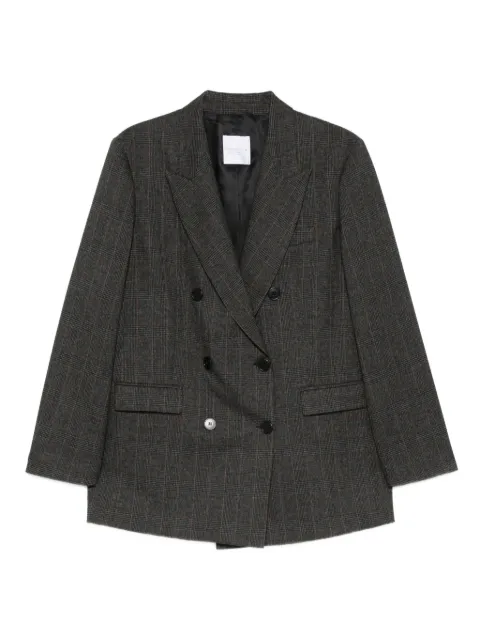 Cenere GB Maglieria double-breasted check jacket Grey 47314374GREY