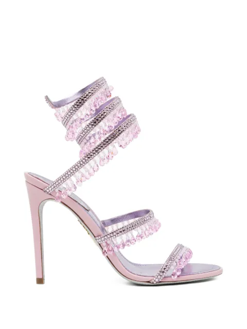 René Caovilla 105mm Chandelier sandals Pink C12535105RN01W474