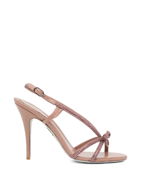 René Caovilla 100mm Lynette sandals Pink C12773100RN01V903