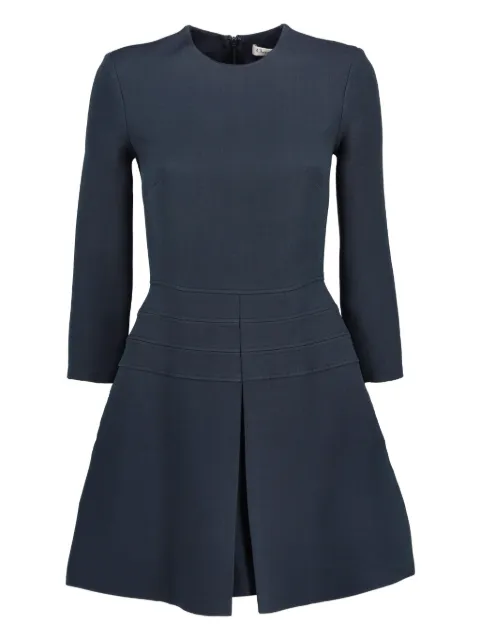 Christian Dior Pre-Owned crew-neck midi dress Blue W0310256