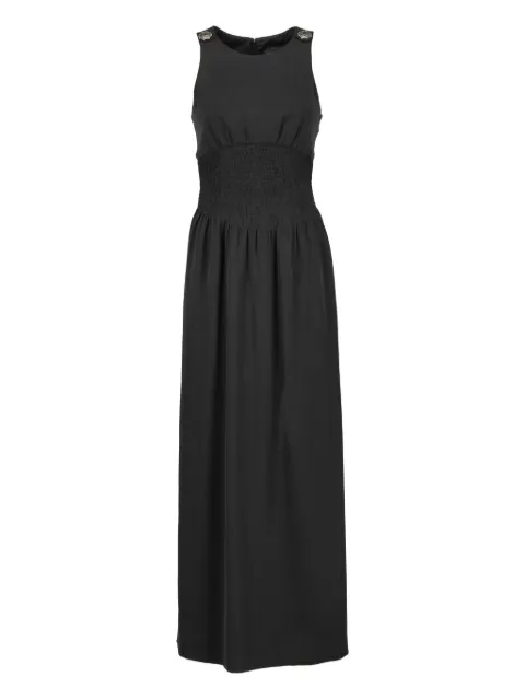 CHANEL Pre-Owned elasticated-waist maxi dress Black W03102512