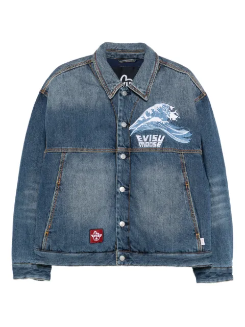 Moose Knuckles x Evisu graphic print jacket Blue M35MJ215EV