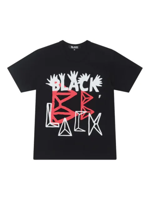 Black Comme Des Garçons graphic-print T-shirt Black 1PT501