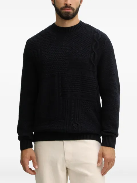 Barbour Casey cable-knit sweater Blue MKN1605