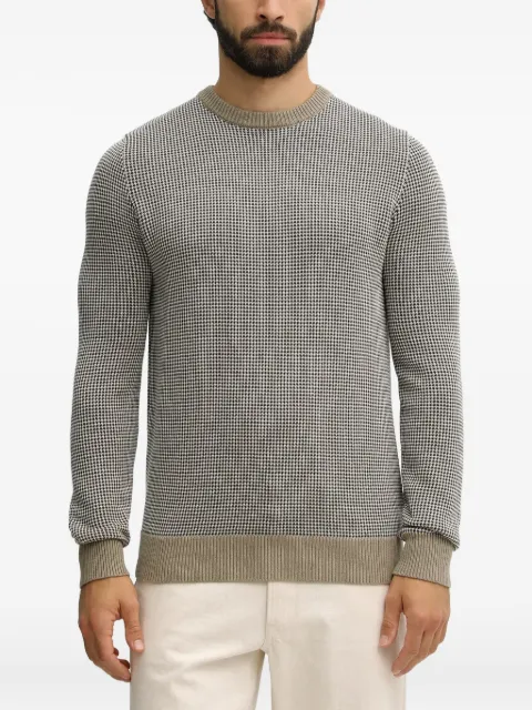 Barbour Wells crew-neck sweater Neutrals MKN1665