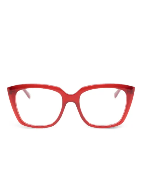 Balenciaga Eyewear geometric glasses Red BB0062O
