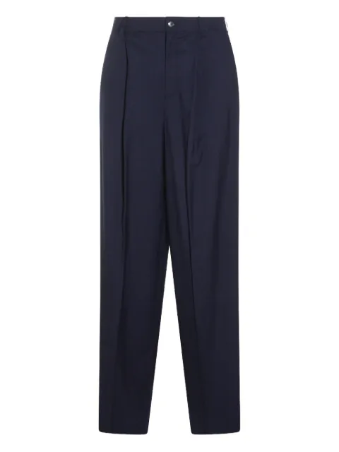Aya Muse pleated-front side-pocket trousers Blue AMFW2549