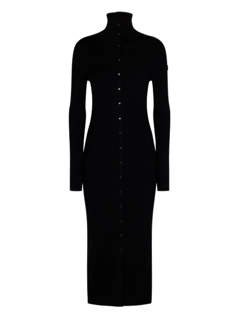 Moncler ribbed knit midi dress Black 39L00001M1131999