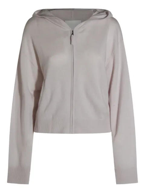 Allude zip-up hoodie Pink 25517700