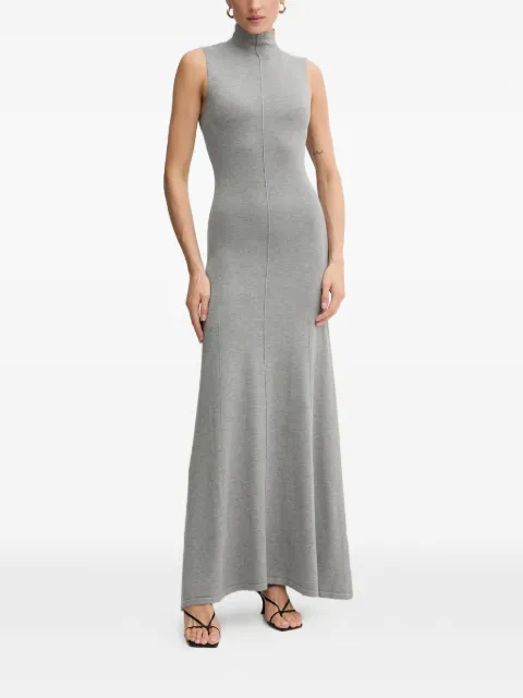 Bardot Astoria high-neck sleeveless maxi dress Grey 60085DB