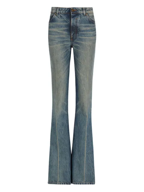 Balmain straight-leg faded flared jeans Blue GF1MI070DG10
