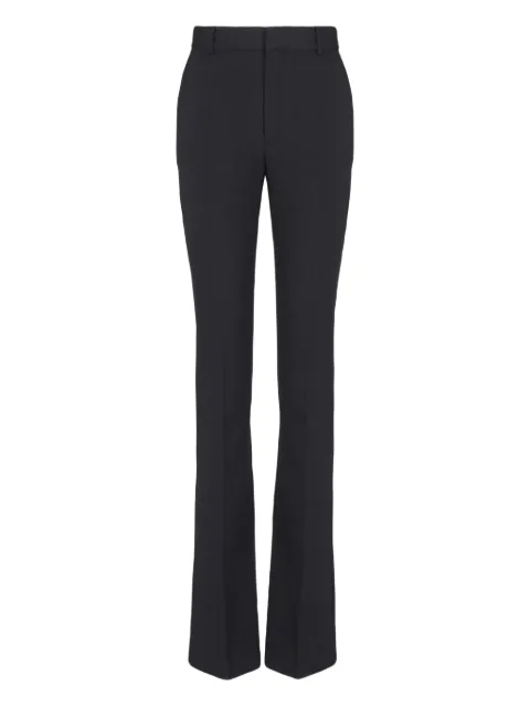 Balmain Grain-De-Poudre straight trousers Black GF1PN220WC09