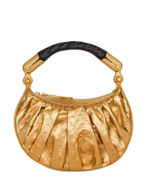 Balmain mini Ebene tote Bag Gold GN1BS027LOLM