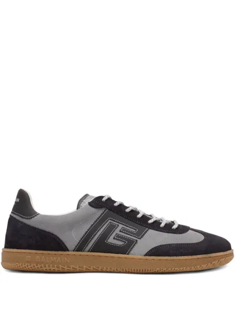 Balmain suede Balmain Swan trainers Grey GM1VI360LGVO