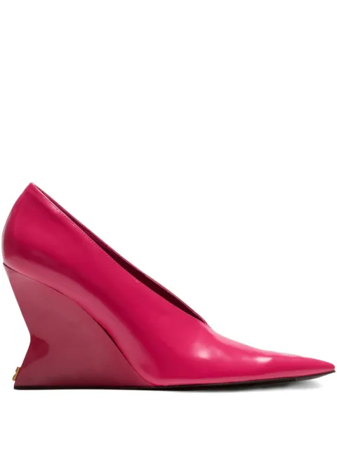 Balmain wedge pointed-toe pumps Pink GN1UA184LNPX