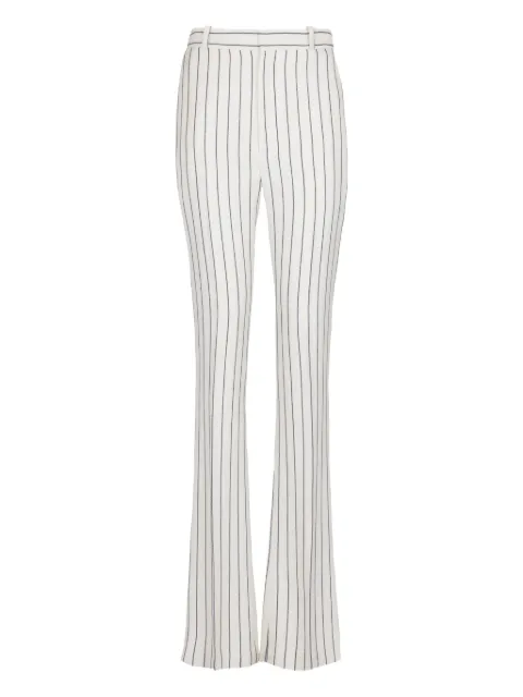Balmain straight-leg pinstripe trousers White GF1PN220VI61
