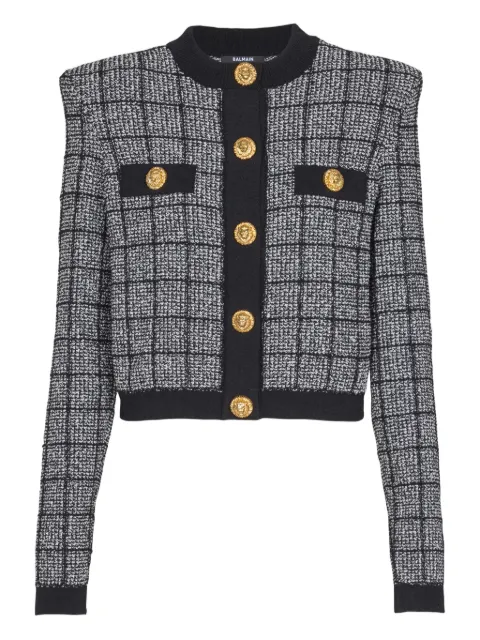 Balmain button-fastening jacket Black GF1KL000KJ48