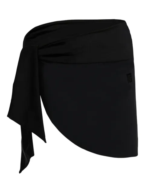 Balmain asymmetric tie sarong Black BKG402460001