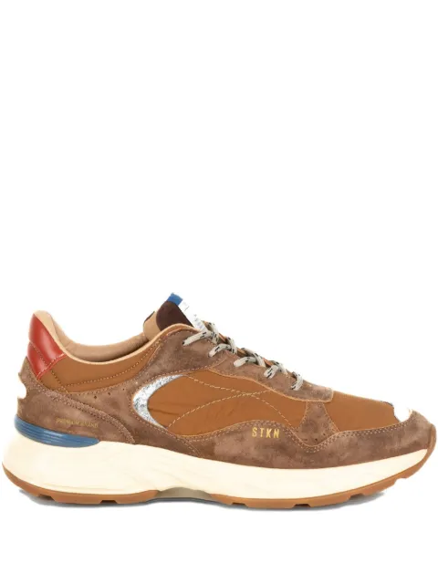 Stokton Reverse panelled sneakers Brown REVERSENEWAGETOBACCO