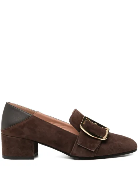 Bally buckle court pumps Brown WP400OCP032