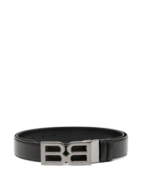 Bally logo buckle belt Black MBB05GVT867