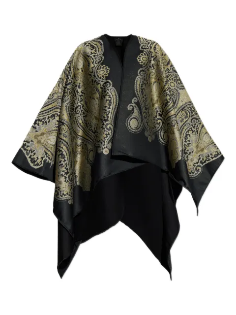 ETRO paisley-pattern wool jacket Black WRBD0032AQ377