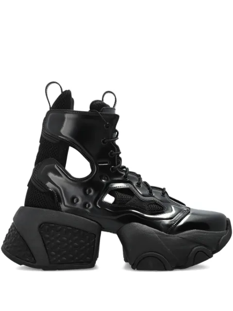Noir Kei Ninomiya x Comme des Garçons cut-out platform sneakers Black 3PK101