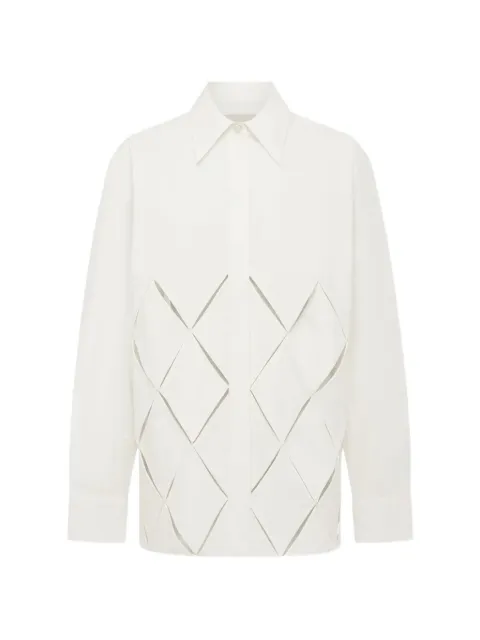 ALEMAIS Cece cut-out shirt White 6033T