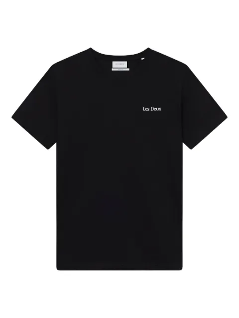 Les Deux Brady Flowermarket T-shirt Black 1001035