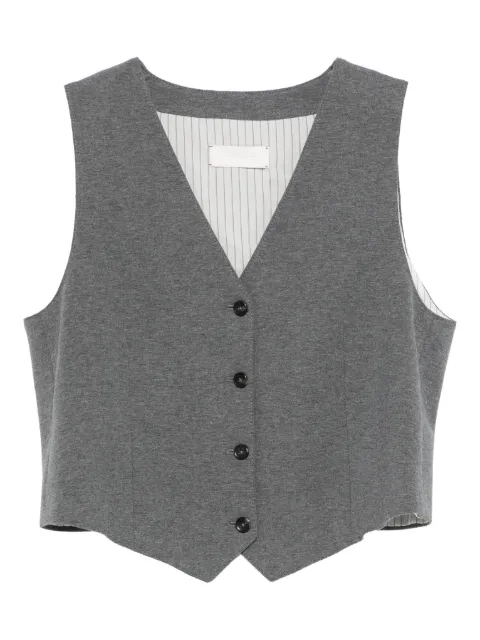 Circolo 1901 buttoned waistcoat Grey FD3603