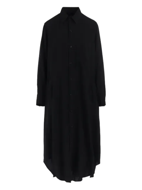 Y's buttoned midi shirt dress Black YLD02200