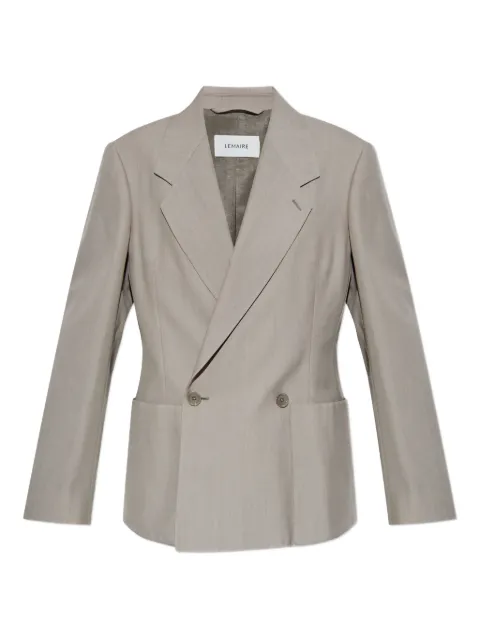 LEMAIRE double-breasted blazer Neutrals JA1085LF414