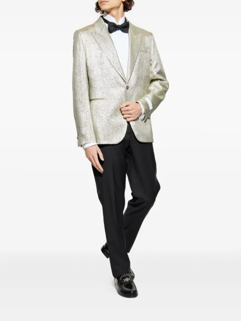 TOM FORD stiffened-collar shirt White HFVS01CGS01