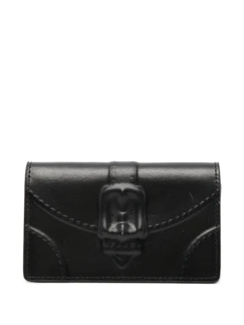 Maison MIHARA YASUHIRO embossed-buckle wallet Black A13AC604