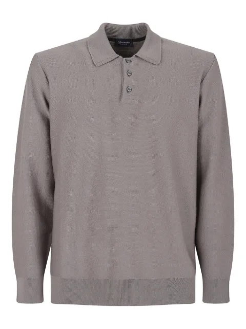 Drumohr buttoned polo shirt Grey D9M145SP