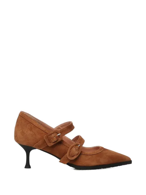 Giuliano Galiano Geluci suede pumps Brown GELUCICAM