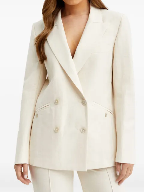 Fay double-breasted fay jacket White NGW71484560WAS