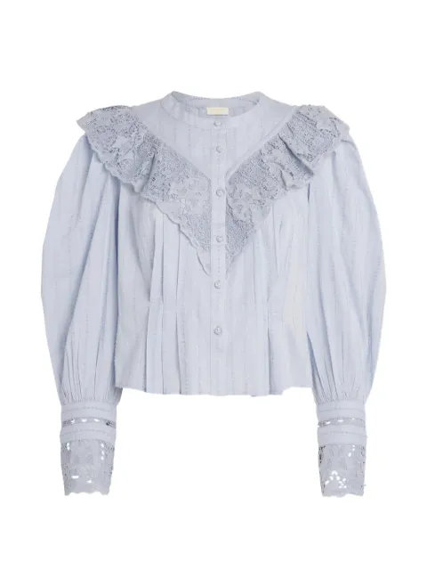 Ulla Johnson Cybil long-sleeve blouse Blue PF250242