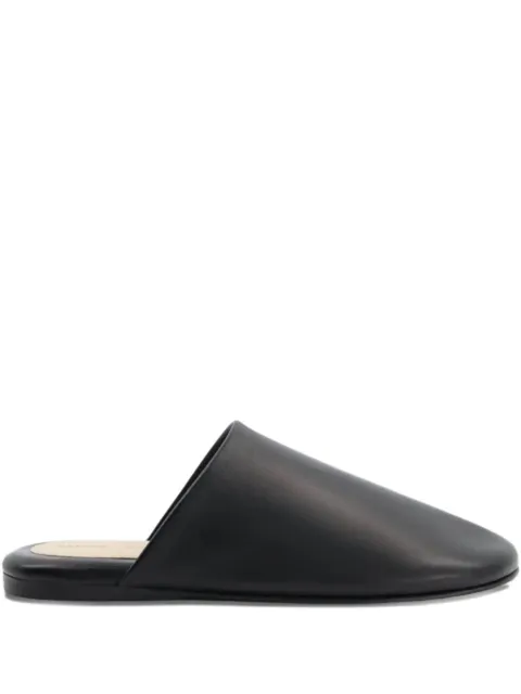 Carven leather flat mules Black 6252161185