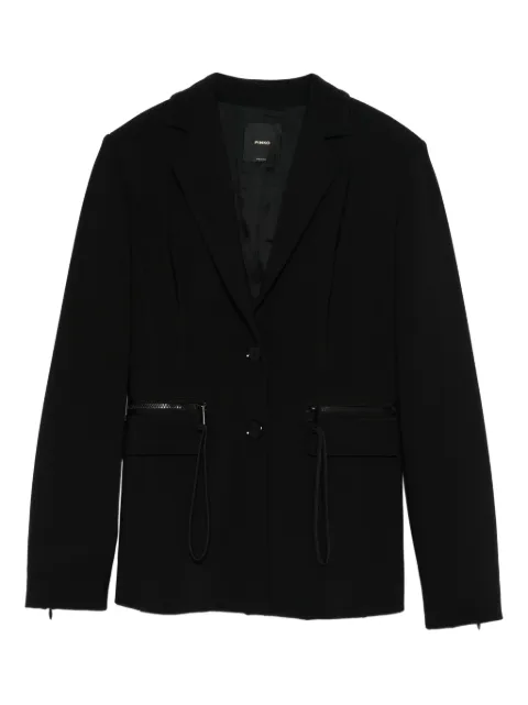 PINKO Faustina zip-pocket blazer Black 106121A04I