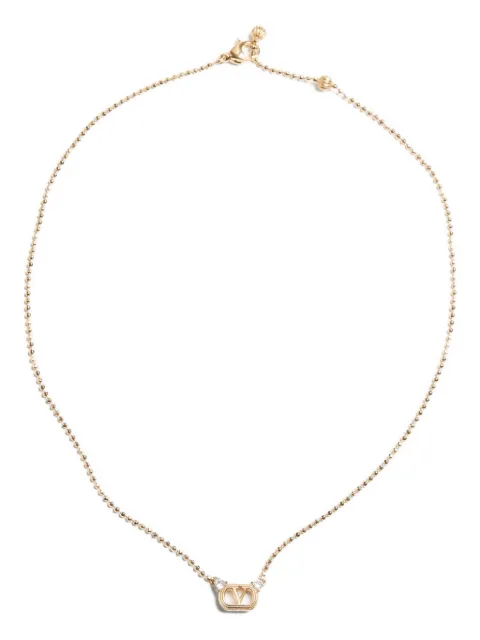 Valentino Garavani VLogo Signature ball-chain necklace Gold WJ0BG2YCW