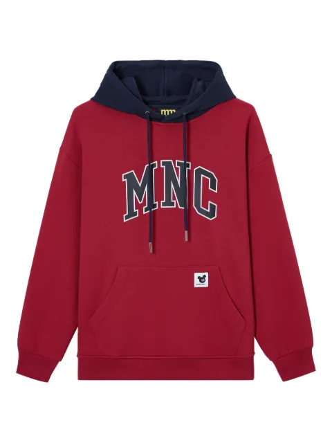 Mini Cream printed hoodie Red 5WM515A