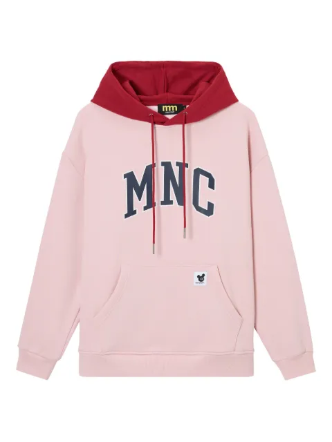 Mini Cream printed drawstring hoodie Pink 5WM515A
