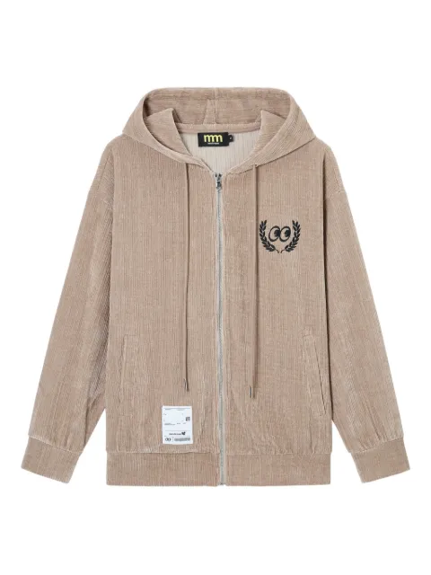 Mini Cream zip-up hoodie Neutrals 5WM516A
