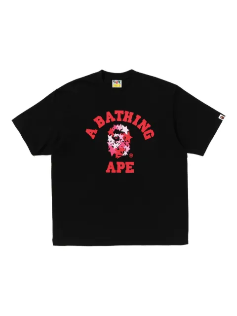 A BATHING APE® star-logo T-shirt Black 001TEL801314M