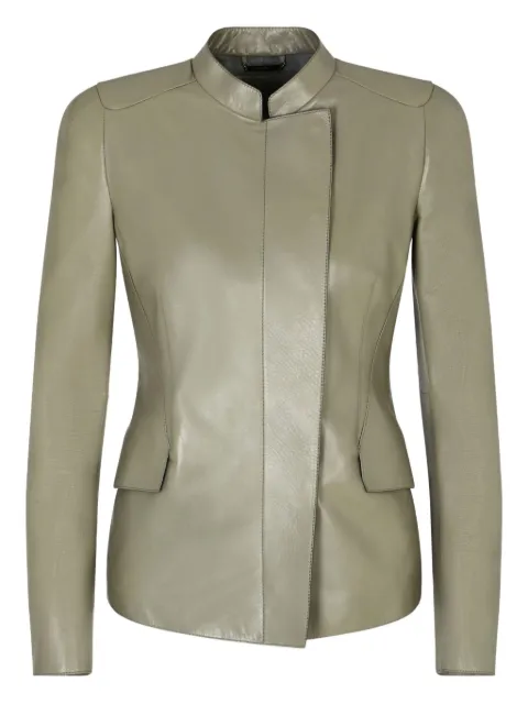 Giorgio Armani leather coat Neutrals GW002055AF19607