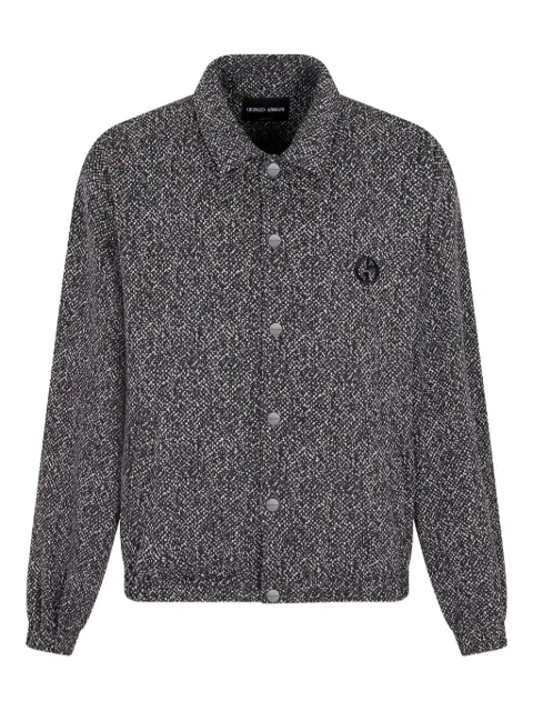 Giorgio Armani single-breasted coat Grey GM002488AF20656
