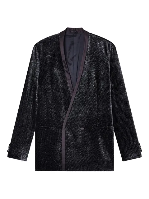 Giorgio Armani double-breasted blazer Black GM002427TE17433