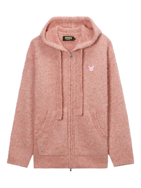 Mini Cream zip-fastening hoodie Pink 5WM310A